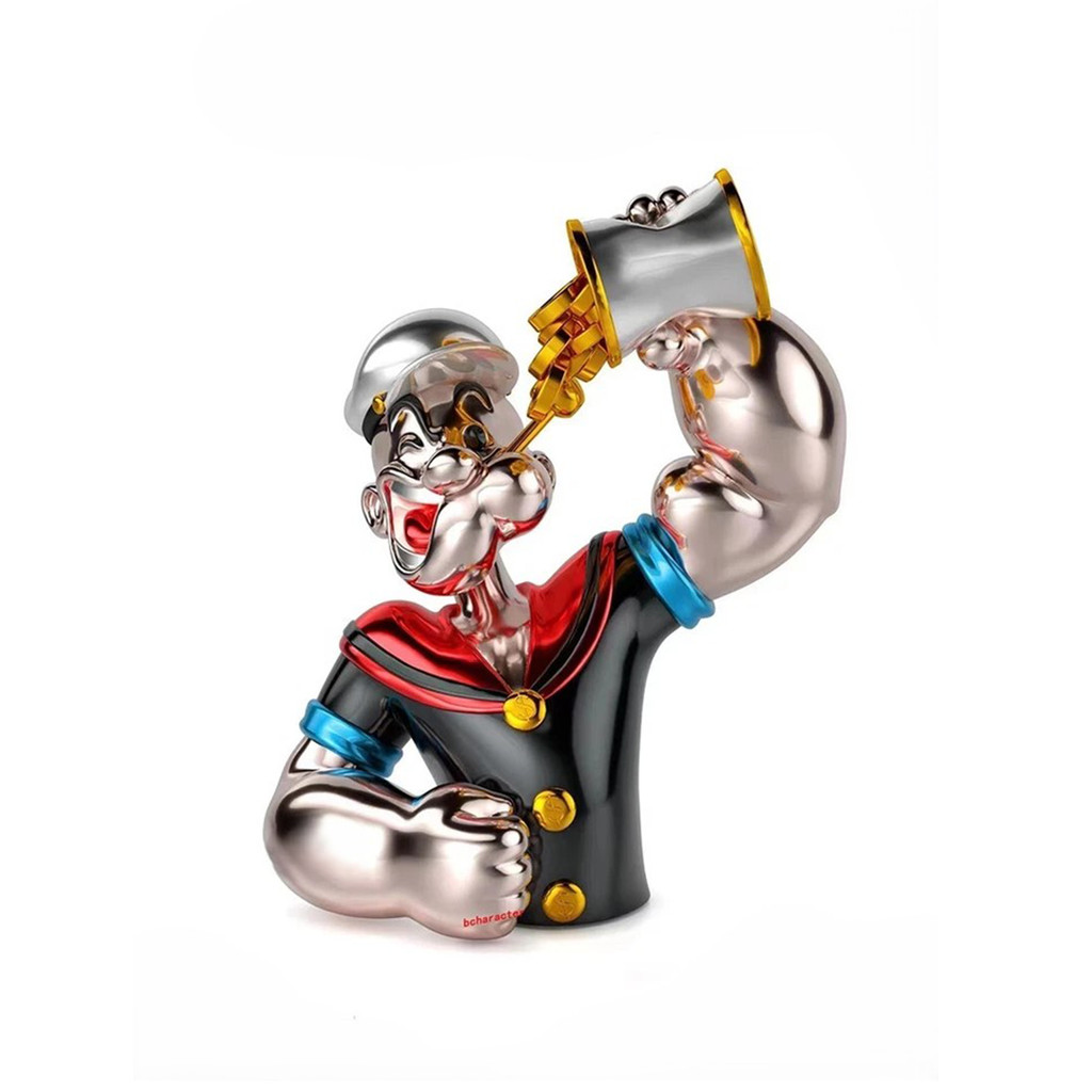 Dekorasi Patung Popeye Modern / Popeye Chrome Figure - ITS ME M315