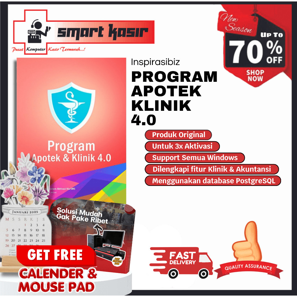 Program Apotek | Program Apotek dan Klinik | Program Apotek dan Klinik 4.0 | Program Kasir Apotek | 