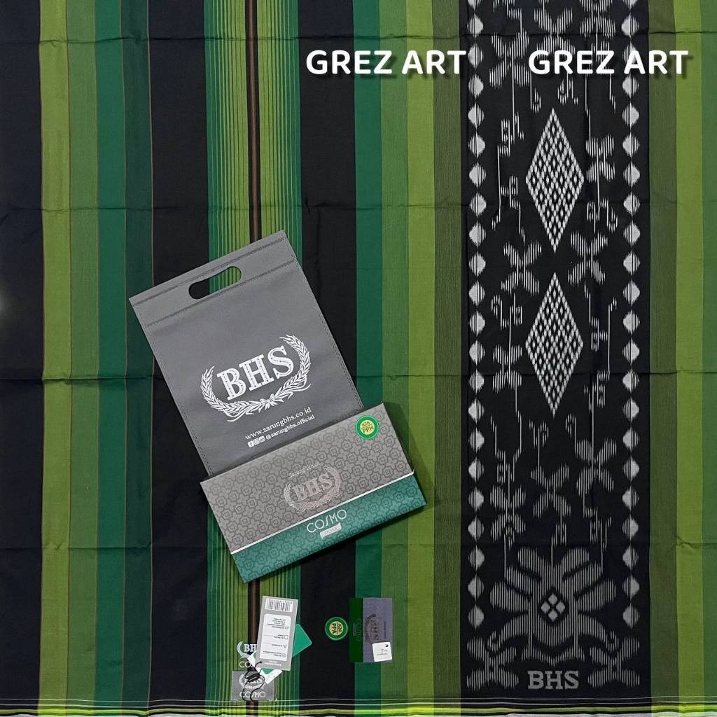 Sarung BHS COSMO Gold Silver Original Terbaru Bisa Seragam