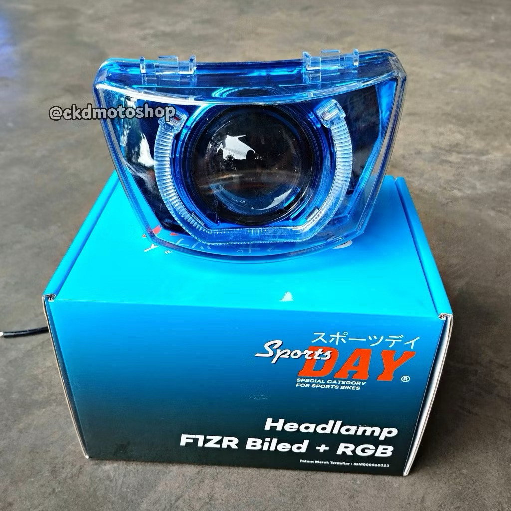 REFLEKTOR Biled RGB Projie Custom - Headlamp Lampu Depan LED Yamaha FIZR F1ZR Vega R Lama