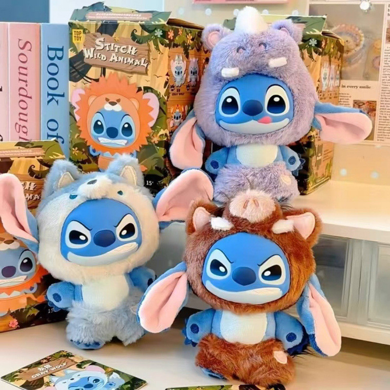 Boneka Kotak Buta Mainan Gantung Plush Stitch Stitch Yuan Stitch Boneka Plush yang Sedang Laris