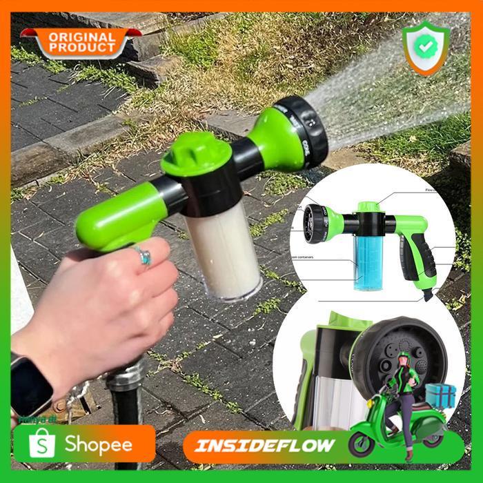 Semprotan Air Sabun Cuci Steam Mobil Motor Nozle Dispenser