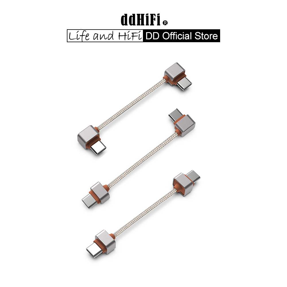 DD ddHiFi TC03SS/TC03SL/TC03LL USB OTG Auo Decong Cable, Flexible Use for Smartphones, L/Straight Co
