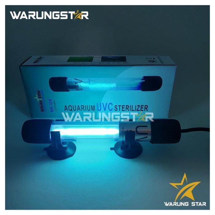 gamis836492 LAMPU UV AQUARIUM KOLAM NIKITA / ULTRAVIOLET PENGHILANG LUMUT BAKTERI - 5 WATT