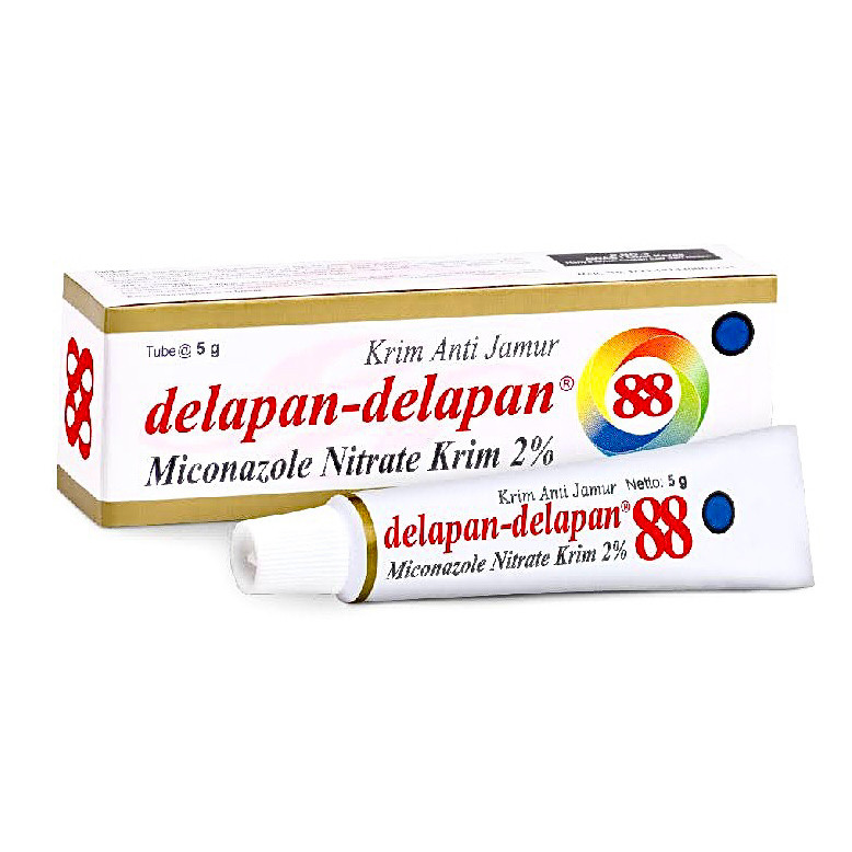 Krim 88 Anti Jamur 5 G - Mengatasi Infeksi Kulit / Kutu Air / Kurap / Panu / Infeksi Jamur Selangkan