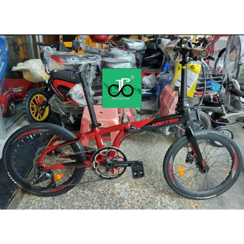 PROMO SALE Sepeda Lipat 20" United Phantom 3.0 TERBARU