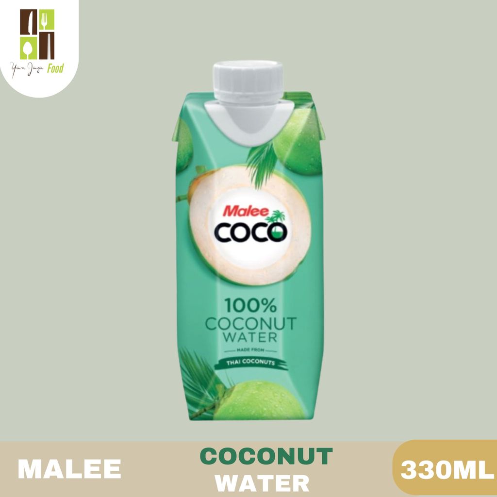 Malee Coconut Water 330ml / Air Kelapa Kemasan 330ml / 100% kelapa Murni