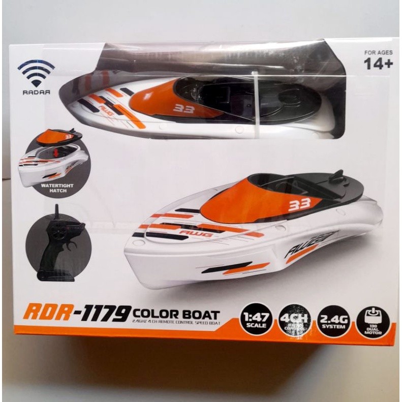 PROMO Mainan RC Kapal Speed Boat Remote Control 2.4Ghz / Mainan Kapal Speed Boat RC Remote Control