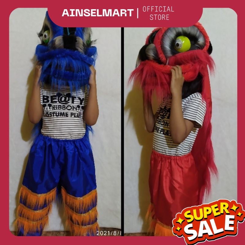 Barongsai anak nyala / Barongsai anak / Mainan barongsai anak / Barongsai mainan anak / Liong BS