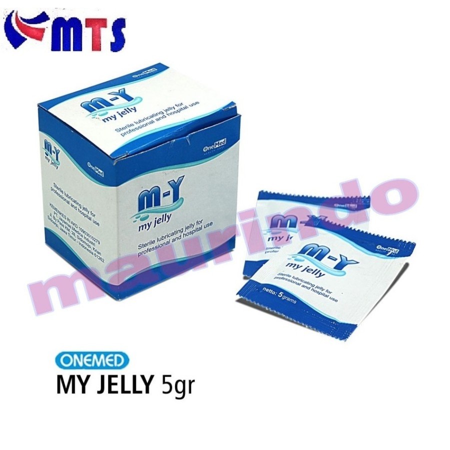 Onemed MY Jelly Gel Lubricant Sachet 5g Jel Lubrikasi 5 gram