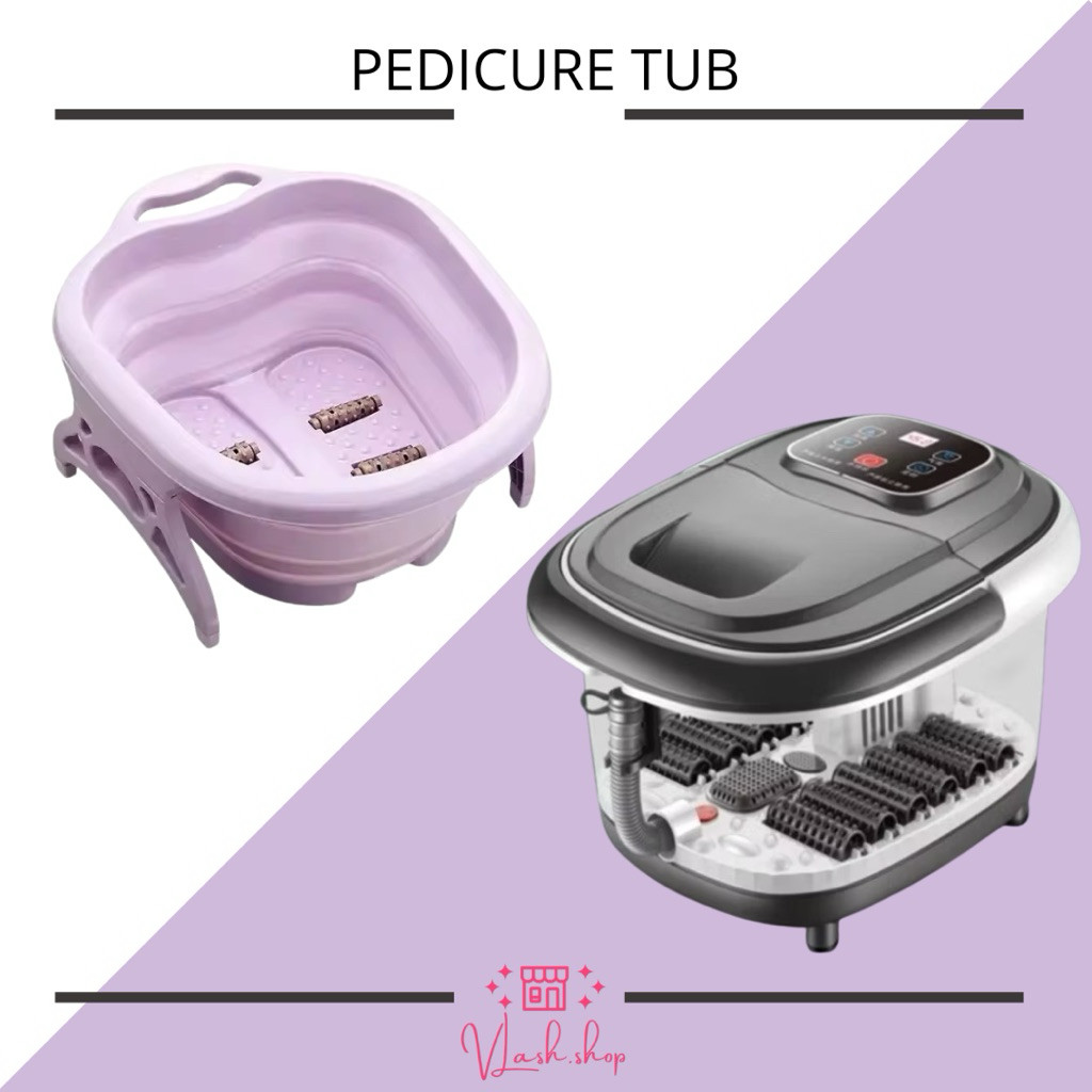 Bak Rendam Kaki Lipat Portable  Baskom Spa Kaki untuk Relaksasi di Rumah