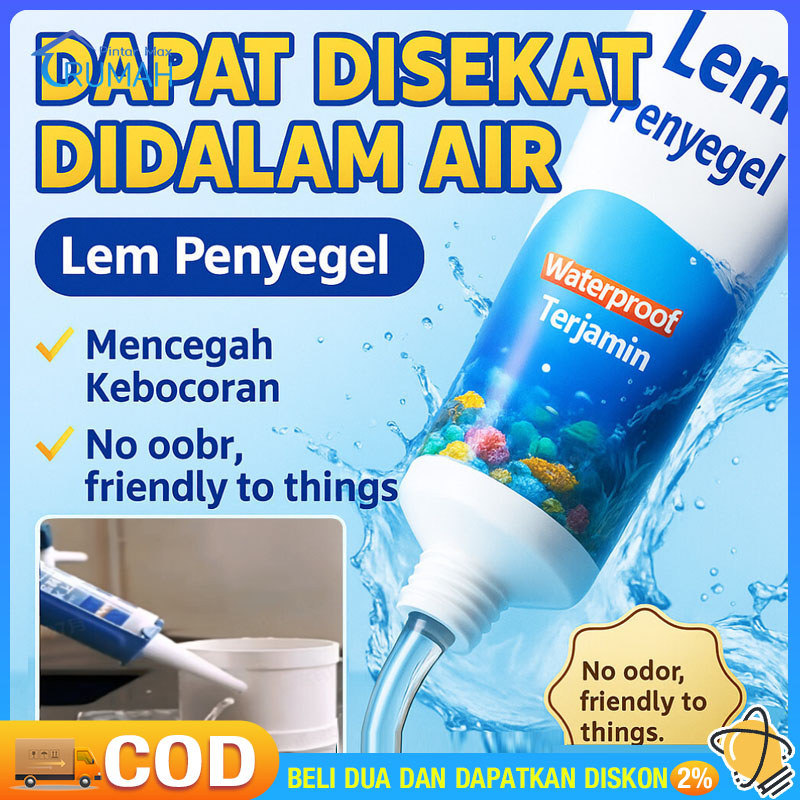 [Anti Bocor]Sealant bawah air/menyumbat kebocoran dan memperbaiki kebocoran tangki ikan/ tahan air L