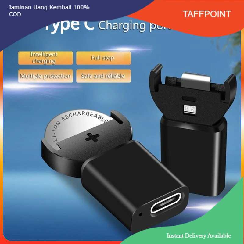 BCase Charger Baterai Kancing Li-ion LIR2032 LIR1632 USB Type C - BC42
