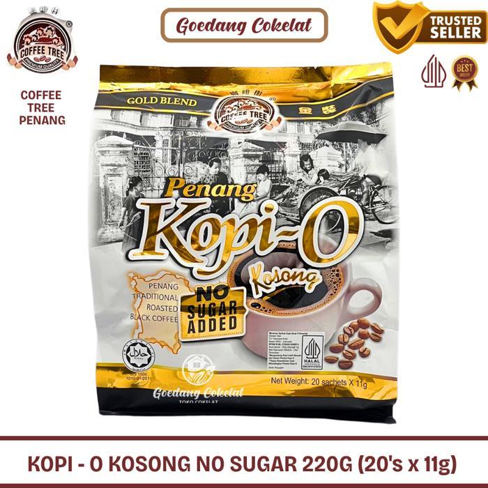 Coffee Tree Penang White Coffee Hazelnut Durian 3In1 Kopi-O All Varian Rasa Kopi Penang Malaysia - K