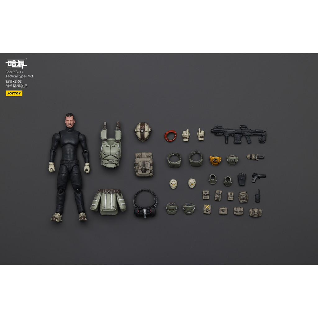 JOYTOY Dark Source 1/25 Scale Fear XS-03 Tactical Type-Pilot XS-02 Assault Type XS-01 Night Raid Typ