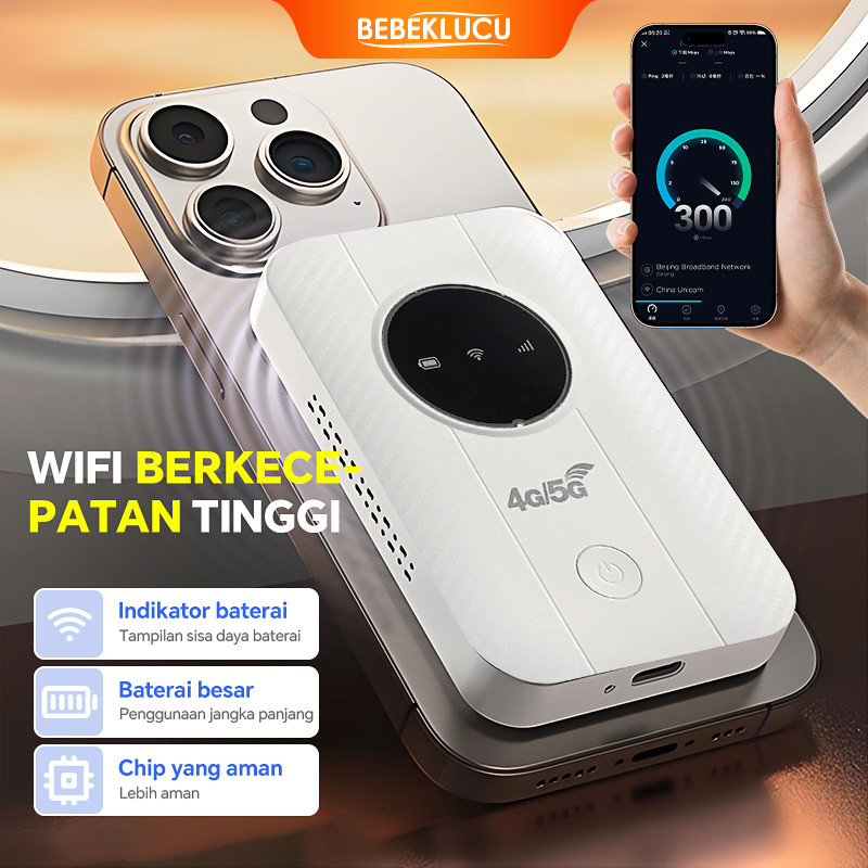 Modem WIFI 300Mbps 4g Hotspot Saku Wifi /Router Mini Wireless Router Broadband Seluler Kecepatan /Mo
