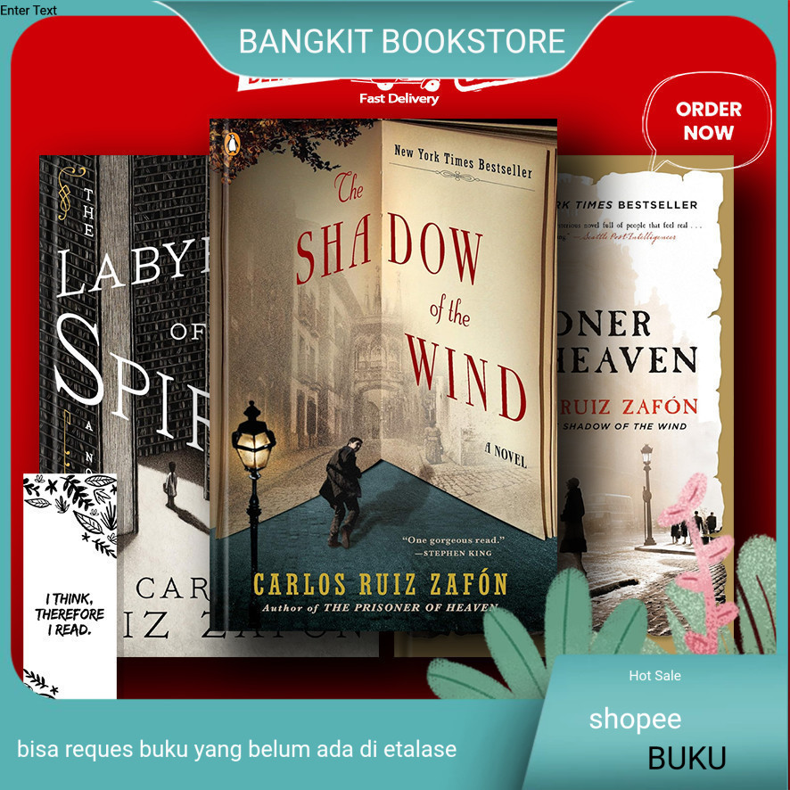 bukuShadow Of The Wind | The Angel's Game | The Prisoner of Heaven | The Labyrinth of the Spirits by