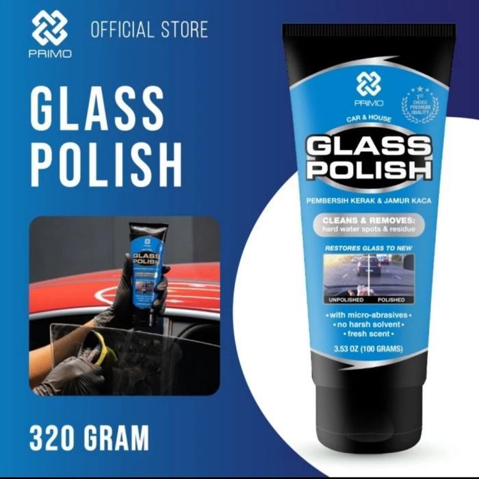 Primo Glass Polish pengilap/ Pembersih Jamur Kaca Mobil & Rumah 320gr