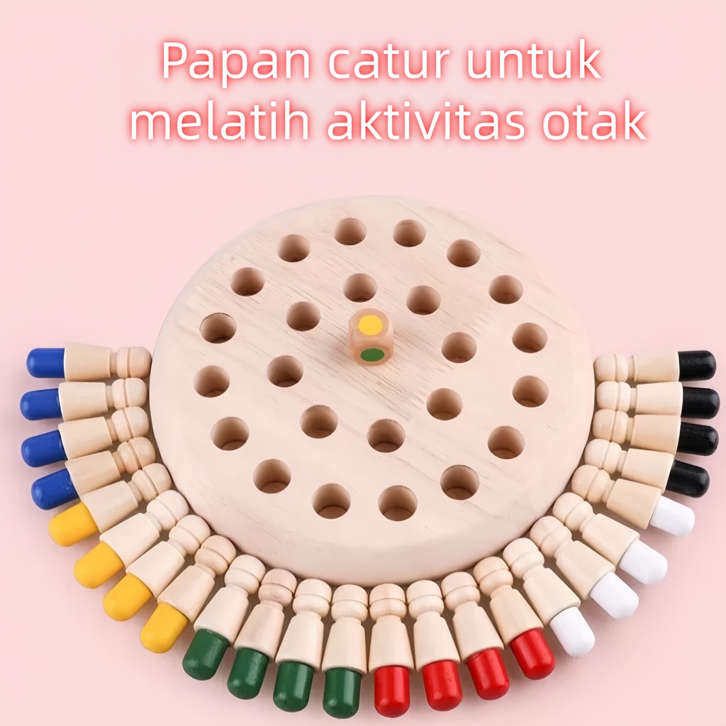 Boards Game/Board Gaming/Catur Kayu Premium/Catur Kayu Besar Jumbo/Game Board Memory Game Anak