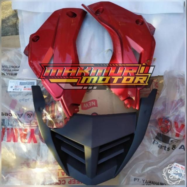 COVER TUTUP MESIN SET VIXION NEW NVA ADVANCE MERAH ORI YGP