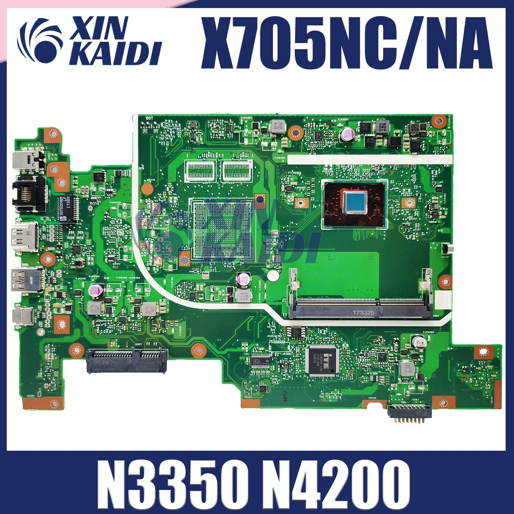 X705NC Mainboard For ASUS Vivobook 17 X705NC Laptop Motherboard X705N X705NA X705 W/N3350 N4200 CPU 