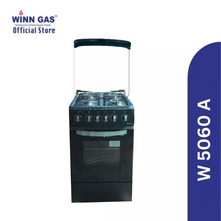 Winn Gas Kompor Freestanding 4 Tungku + Oven Winn Gas 5060 A TERBARU