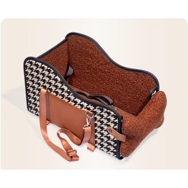 Tail Planet COD  Kandang anjing konsol tengah mobil, kotak sandaran tangan, tempat tidur hewan pelih