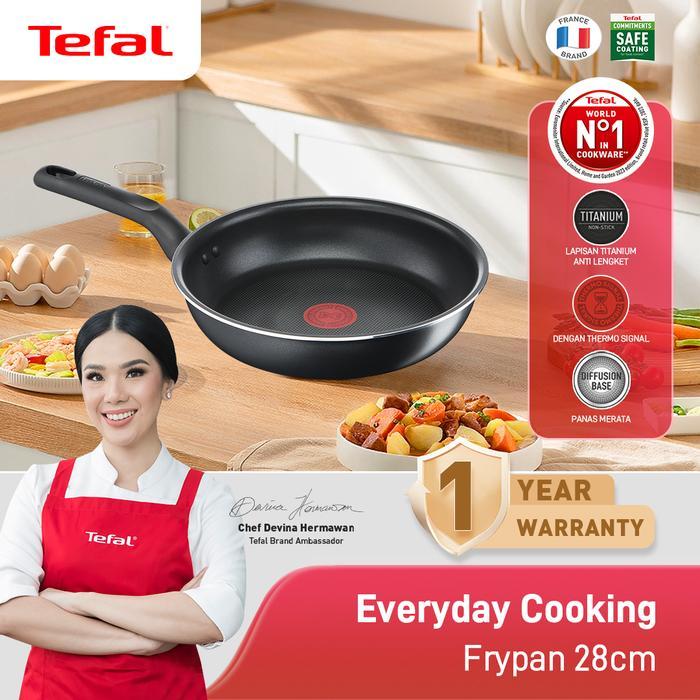 Tefal Everyday Cooking Frypan 28cm Wajan Anti Lengket