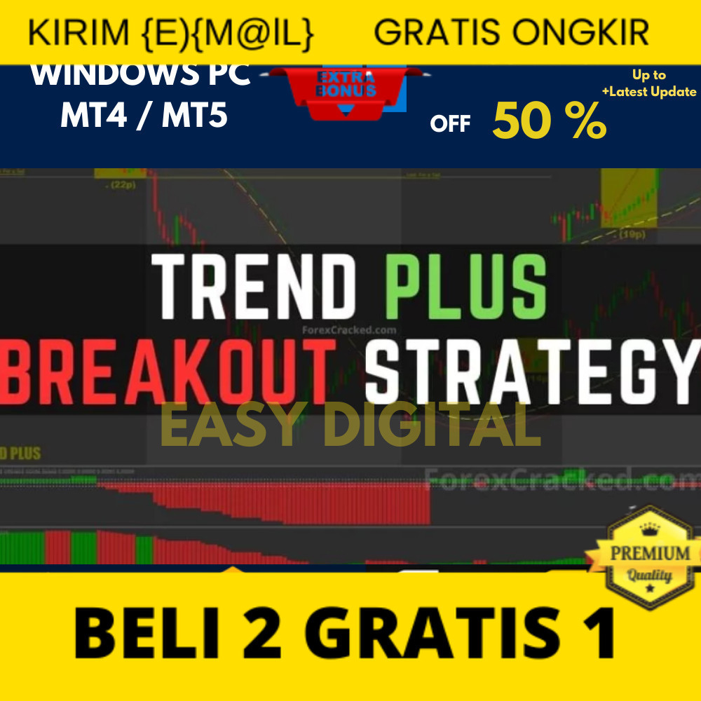High Akurasi  Magic Indicator MT4 Trend Plus Breakout System Strategy Forex XAU Crypto