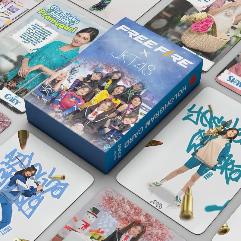 (55 Lembar) Hologram Photocard JKT48 Cita-Cita FreeFire Baru