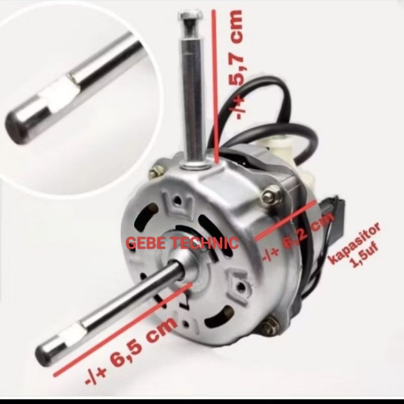 motor dinamo kipas angin baling besi 12 14 inch tornado Sekai Sanex gmc aoyama