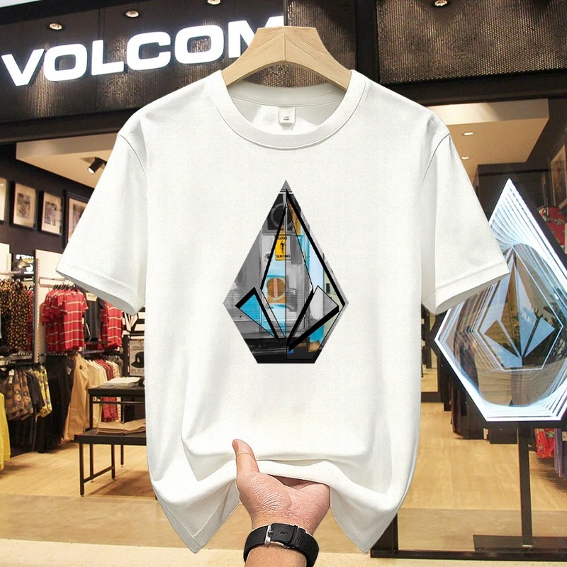 Pasokan langsung dari pabrik.Kaos Volcom Original Pria – T-shirt Street Style Premium untuk Gaya Har