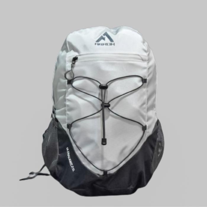 Tas Daypack ABROK UltraLight 25L Tas untuk Kegiatan Outdoor Tas Trachking Traveling - putih, 25L