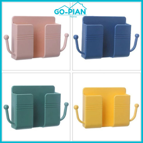 holder hp tempel tembok plus gantungan holder hp tembok plus hook holder hp tempel dinding - holder 