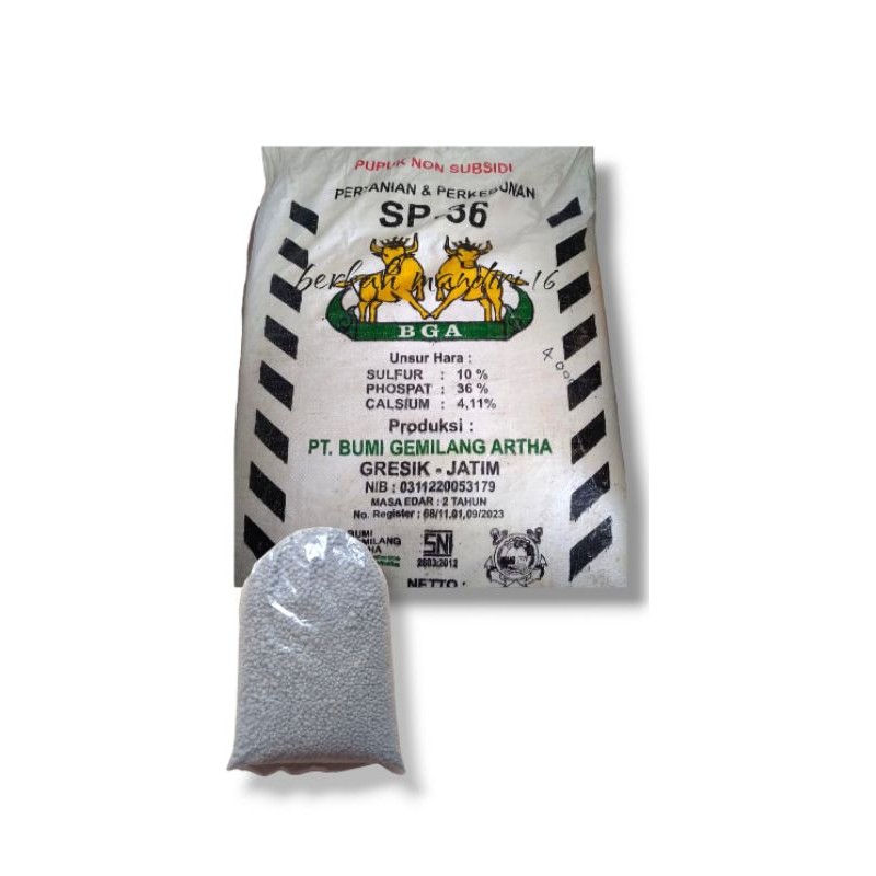 Pupuk SP -36  Pupuk posfat kemasan repack 500gram