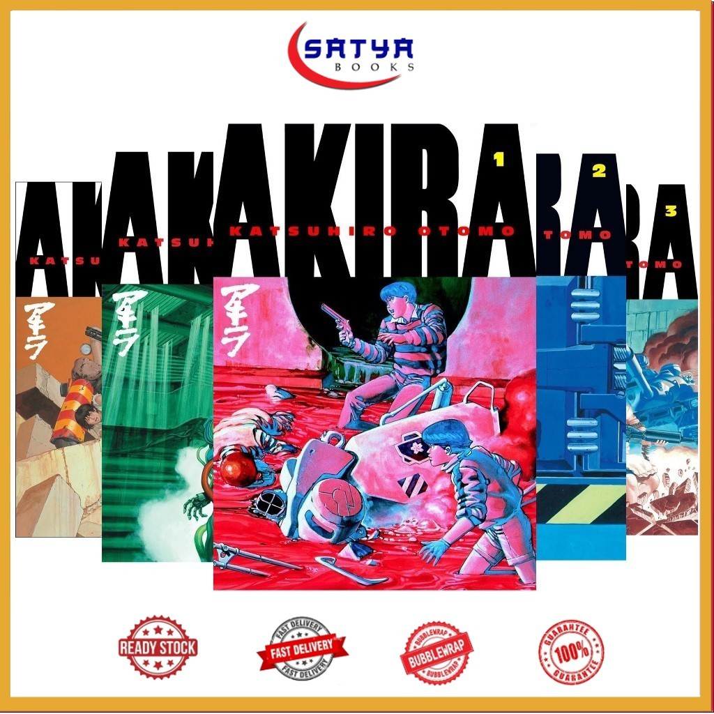 Manga Akira, by Katsuhiro Otomo (7 book series)