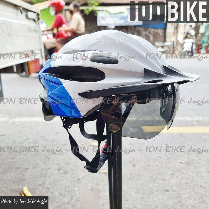Helm RMB WP05 Blue Sepeda MTB Gunung Lipat Balap Murah Helmet Topi