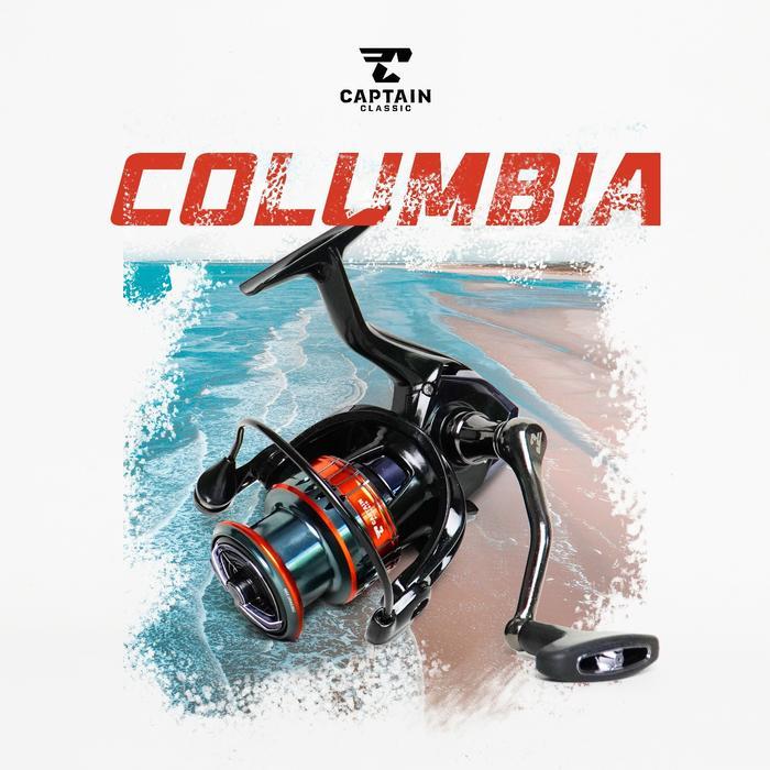 Reel Captain Classic COLUMBIA, ukuran 800 1000 2000 3000 4000 6000, Max Drag 5,6,8, 9, 12, 14 kg - C