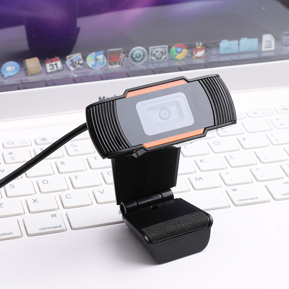 Mini USB 2.0 Video Recording Webcam 720P HD In Webcam With Mic Rotatable Two-Way Audio Talk For PC C