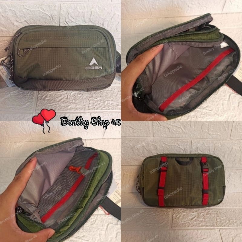 TAS SEPEDA PINGGANG PRIA SELEMPANG MULTIFUNGSI KEREN EIGER