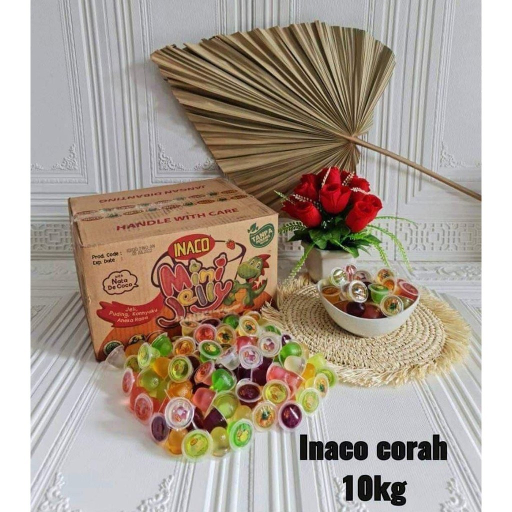 JELLY INACO 1 DUS/INACO MINI JELLY CORAH 10KG-ANEKA RASA FAVORIT
