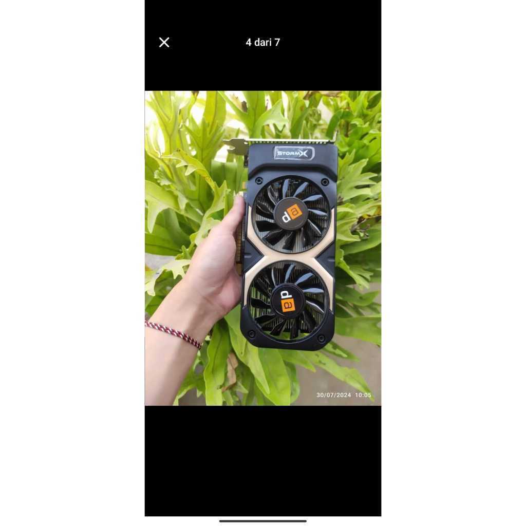 VGA GAMING GTX 750 TI DUAL FAN NON PIN POWER MULUS PEMAKAIAN PRIBADI TERAWAT DIJAMIN JOSS