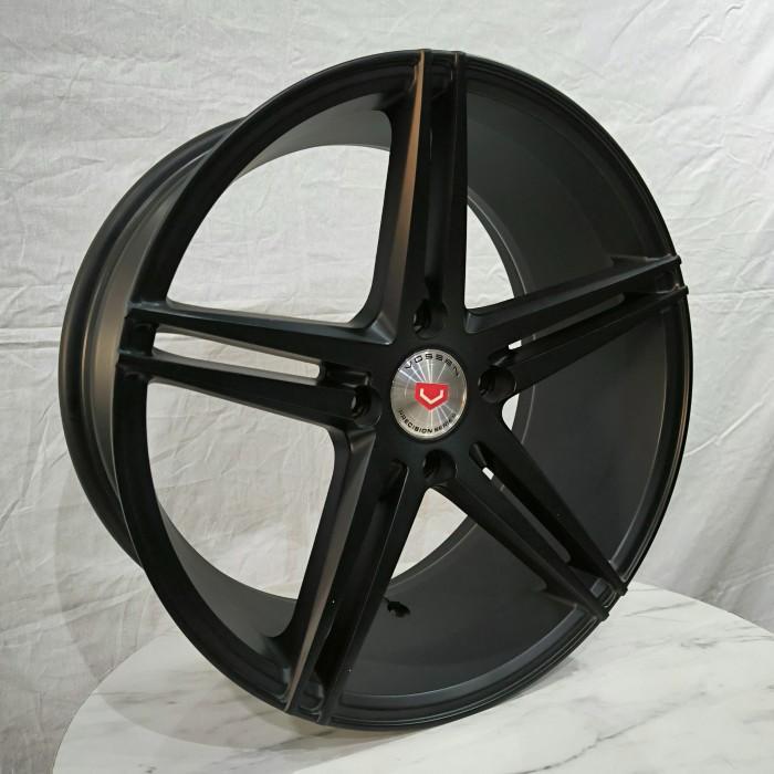 4p velg  Vossen 17x7.5 4H 114.3 Et30 Matt Black Ring 17 r17 LEBAR 7,5 inci Lobang 4 Mobil Kijang LGX