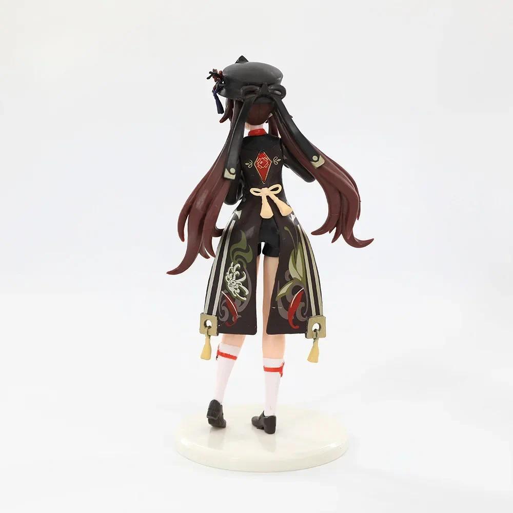 Genshin Impact Hutao Figure Stands 18cm Height Game Decoration PVC Model Dolls
