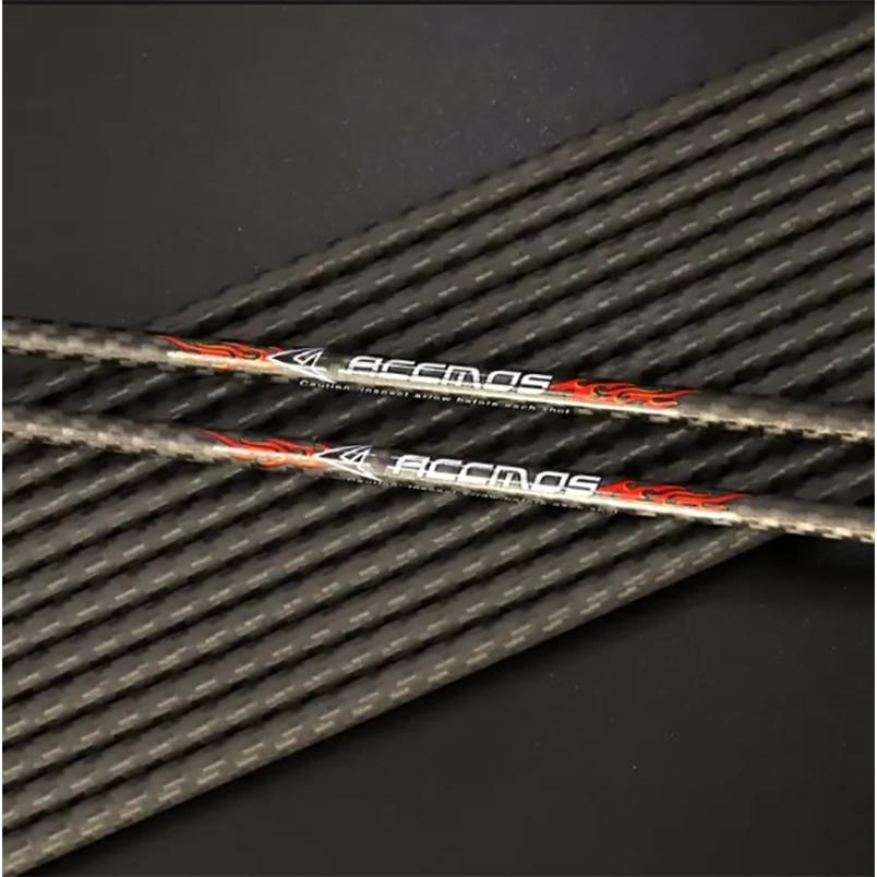 ACCMOS ID62mm 3K Carbon Arrow Tubes 33inch Spine 200500 for Archery Y Hunting Shooting 6—24pcs