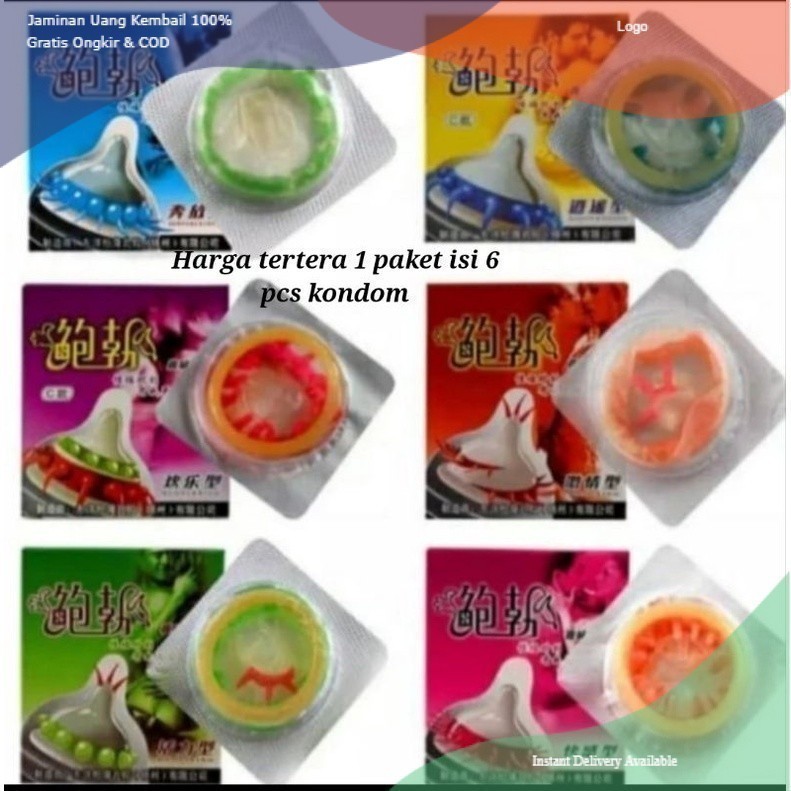 [ Gisellaseller ] BISAA CODDD  TERLARIS   kondm bergerigi berduri gerigi duri karakter 1 paket dpt 6