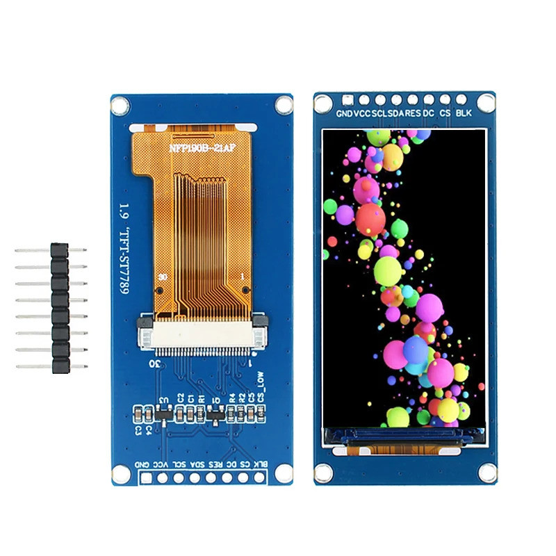 1.9 Inch IPS Full Angle TFT splay Screen LCD Screen Color splay Module SPI Serial Port High-definiti