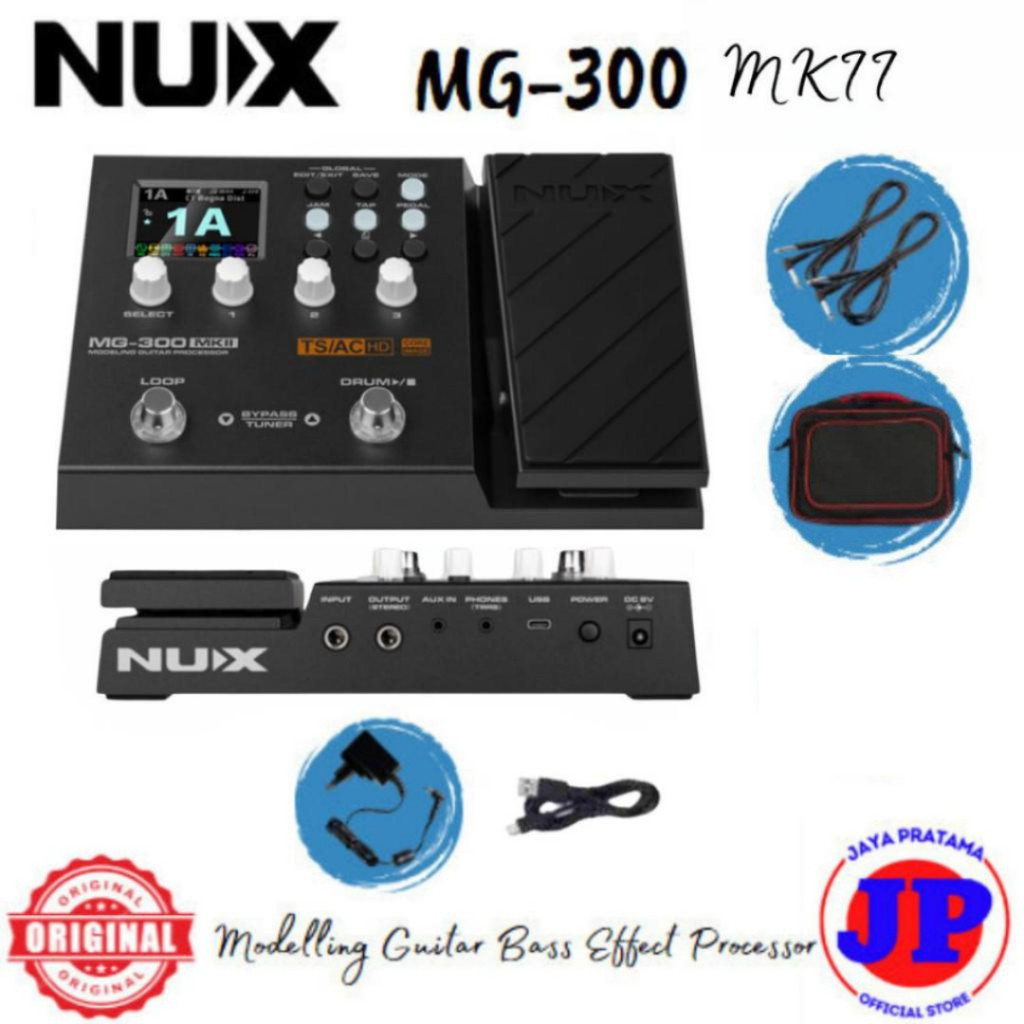 Nux MG300 MK2  MG-300  MKII   Multi Efek Gitar Original Nux MG300MKII