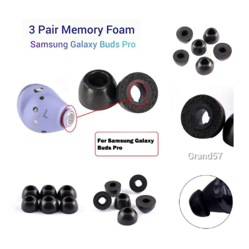 Eartips Memory Foam Samsung Galaxy Buds Pro Eartip Earbuds Earbud Buds