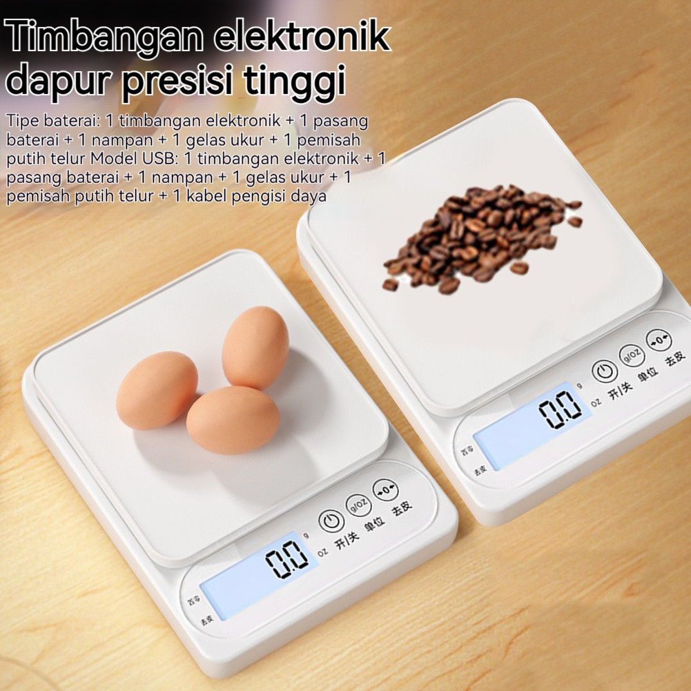 Timbangan Elektronik Digital Serbaguna USB Tipe-C untuk Kebutuhan Dapur